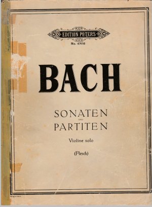 Seller image for Sonaten und Partiten fr Violine Solo for sale by BuchSigel