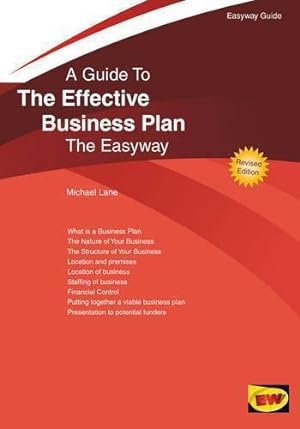 Bild des Verkufers fr Effective Business Plan, The : The Easyway zum Verkauf von WeBuyBooks