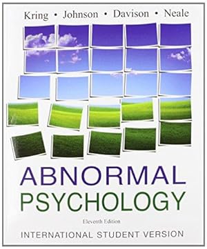 Bild des Verkufers fr Abnormal Psychology zum Verkauf von WeBuyBooks