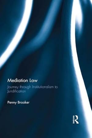 Image du vendeur pour Mediation Law by Brooker, Penny [Paperback ] mis en vente par booksXpress