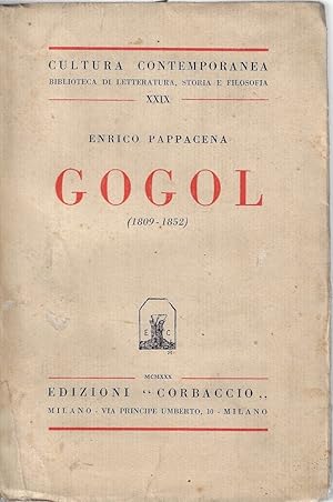 Gogol : opere, vita