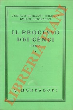 Seller image for Il processo dei Cnci (1599). for sale by Libreria Piani
