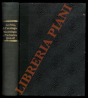 Archivio di Psicologia, neurologia e psichiatria. 1946-1947.