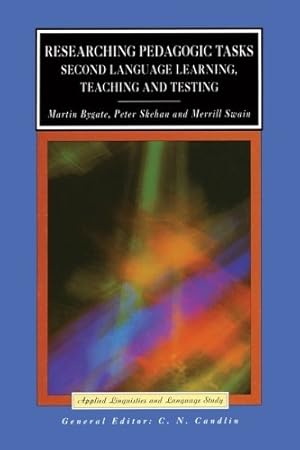 Bild des Verkufers fr Researching Pedagogic Tasks: Second Language Learning, Teaching and Testing (Applied Linguistics and Language Study) zum Verkauf von WeBuyBooks