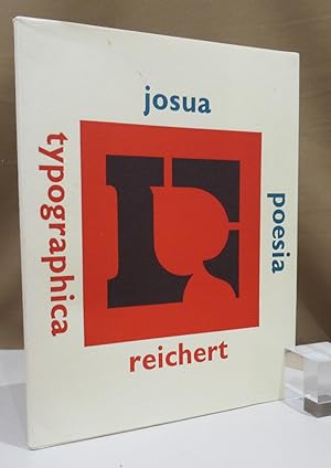 Bild des Verkufers fr Typograf - Drucker. (Deckeltitel: josua reichert poesia typographica). zum Verkauf von Dieter Eckert