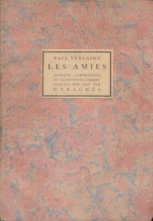 Seller image for Les amies. Sonnets agrments de vignettes en camaeu graves sur bois par Daragns for sale by LIBRAIRIE GIL-ARTGIL SARL