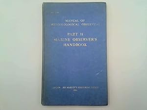 Immagine del venditore per The marine observers' handbook 1950 venduto da Goldstone Rare Books