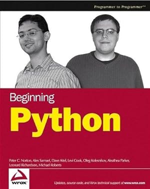 Bild des Verkufers fr Beginning Python (Programmer to Programmer) zum Verkauf von WeBuyBooks