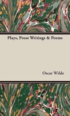 Seller image for Plays, Prose Writings & Poems [Hardcover ] for sale by booksXpress