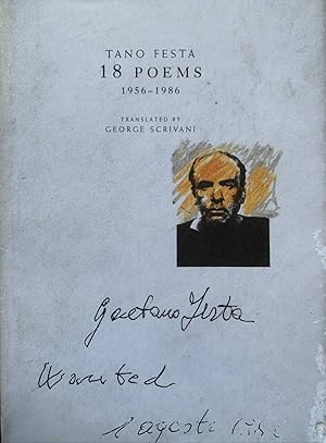 Imagen del vendedor de 18 Poems 1956-1986 a la venta por librisaggi