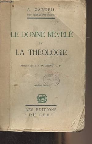 Bild des Verkufers fr Le donn rvl et la thologie - 2e dition zum Verkauf von Le-Livre