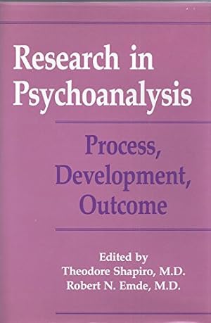 Bild des Verkufers fr Research in Psychoanalysis: Process, Development, Outcome zum Verkauf von WeBuyBooks