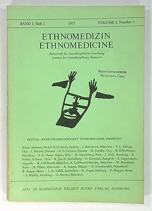 Immagine del venditore per Ethnomedizin - Ethnomedicine. Zeitschrift fr Inderdisziplinre Forschung - Journal fr Interdidsciplinary Research. Band I, Heft 1 1971. venduto da Brbel Hoffmann