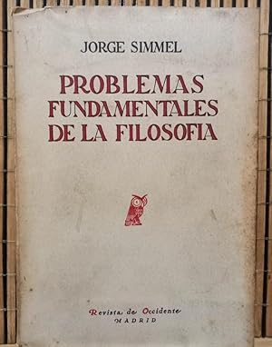 Seller image for Problemas fundamentales de la Filosofa for sale by Libros de Ultramar Alicante