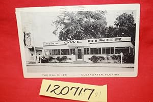 Image du vendeur pour The Owl Diner, Clearwater, Florida Post Card mis en vente par Princeton Antiques Bookshop