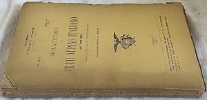 BOLLETTINO DEL CLUB ALPINO ITALIANO ANNO 1890 VOL. XXIV - N. 57,