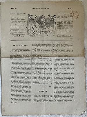 IL FISCHIETTO TORINO GIOVEDI 26 MAGGIO 1864,