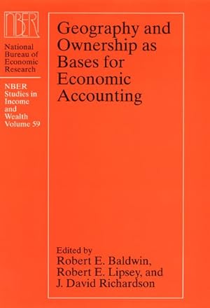 Immagine del venditore per Geography and Ownership As Bases for Economic Accounting venduto da GreatBookPricesUK