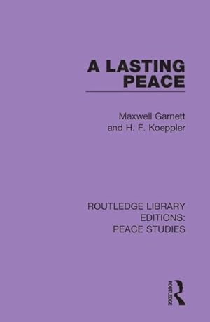 Immagine del venditore per Lasting Peace venduto da GreatBookPricesUK