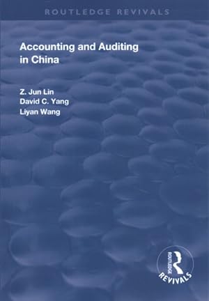 Imagen del vendedor de Accounting and Auditing in China a la venta por GreatBookPricesUK