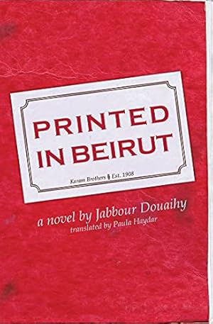 Bild des Verkufers fr Printed in Beirut zum Verkauf von WeBuyBooks