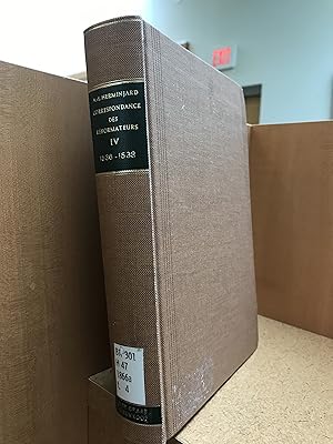 Correspondance des Reformateurs [Vol 4, 1536-1538] dans les pays de langue francaise dans