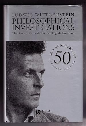 Bild des Verkufers fr Philosophical Investigations. The German Text, with a revised English translation. Third edition. zum Verkauf von CARDINAL BOOKS  ~~  ABAC/ILAB