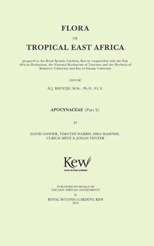 Seller image for Flora of Tropical East Africa : Apocynaceae for sale by GreatBookPricesUK