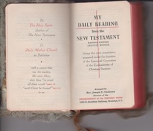Image du vendeur pour My Daily Reading From the New Testament mis en vente par Robinson Street Books, IOBA