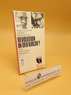 Bild des Verkufers fr Revolution in der Kirche? ; Kritik d. kirchl. Amtsstruktur zum Verkauf von Roland Antiquariat UG haftungsbeschrnkt