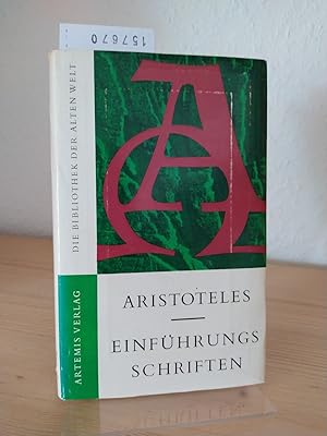 Bild des Verkufers fr Einfhrungsschriften. [Von Aristoteles]. Neu bertragen und eingeleitet von Olof Gigon. (= Die Bibliothek der alten Welt: Griechische Reihe. Band 1 der Werke des Aristoteles). zum Verkauf von Antiquariat Kretzer