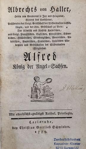 Bild des Verkufers fr Alfred, Knig der Angel-Sachsen. zum Verkauf von Antiquariat Bookfarm