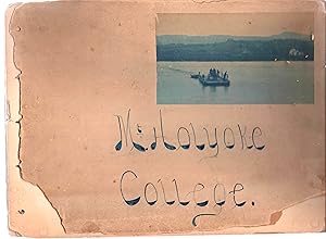 Mt. Holyoke College - A Rare circa 1890's Cyanotype Photograph Album & Pamphlets