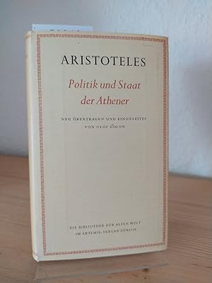 Image du vendeur pour Politik und Staat der Athener. [Von Aristoteles]. Eingeleitet und neu bertragen von Olof Gigon. (= Die Bibliothek der Alten Welt: Griechische Reihe. Band 4 der Werke des Aristoteles). mis en vente par Antiquariat Kretzer