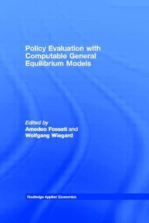 Bild des Verkufers fr Policy Evaluation With Computable General Equilibrium Models zum Verkauf von GreatBookPricesUK
