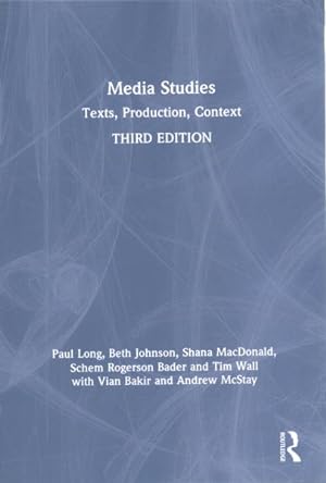 Image du vendeur pour Media Studies : Texts, Production, Context mis en vente par GreatBookPricesUK