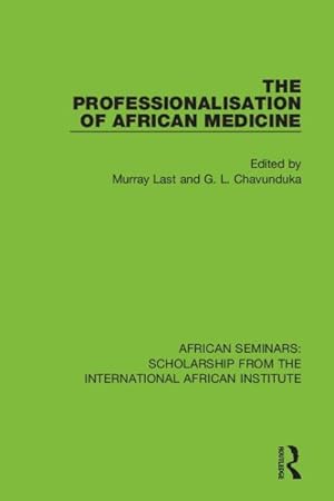 Seller image for Professionalisation of African Medicine for sale by GreatBookPricesUK