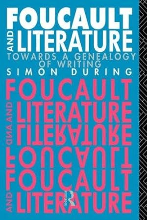 Immagine del venditore per Foucault and Literature : Towards a Genealogy of Writing venduto da GreatBookPricesUK