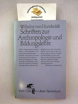 Schriften zur Anthropologie und Bildungslehre. Herausgegeben von Andreas Flitner / Ullstein ; Nr....