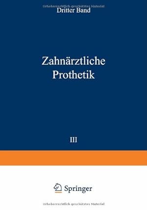 Immagine del venditore per Zahn ¤rztliche Prothetik (German Edition) by Bruhn, Christian, Gutowski, F., Gysi, A., Hauptmeyer, F., Loewe, Stephan, Kukulies, Karl, Wustrow, Paul [Paperback ] venduto da booksXpress