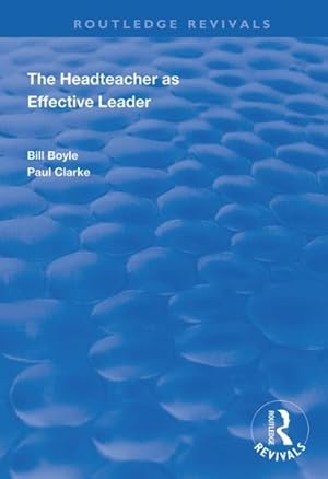 Seller image for Headteacher As Effective Leader for sale by GreatBookPricesUK