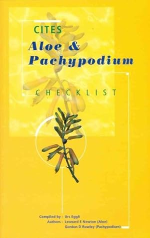 Imagen del vendedor de Cites Aloe and Pachypodium Checklist a la venta por GreatBookPricesUK