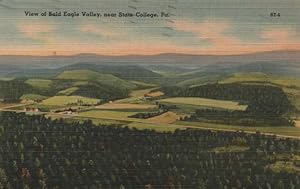 Imagen del vendedor de scenic postcard: View of Bald Eagle Valley, near State College, Pa. a la venta por Mobyville