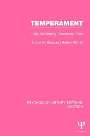 Imagen del vendedor de Temperament : Early Developing Personality Traits a la venta por GreatBookPricesUK