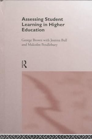 Seller image for Assessing Student Learning in Higher Education for sale by GreatBookPricesUK