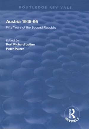 Image du vendeur pour Austria, 1945-95 : Fifty Years of the Second Republic mis en vente par GreatBookPricesUK