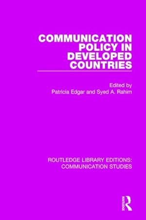 Seller image for Communication Policy in Developed Countries for sale by GreatBookPricesUK