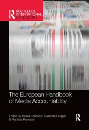 Bild des Verkufers fr European Handbook of Media Accountability zum Verkauf von GreatBookPricesUK