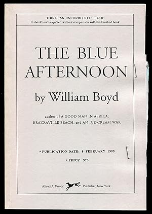 Image du vendeur pour The Blue Afternoon: A Novel mis en vente par Between the Covers-Rare Books, Inc. ABAA
