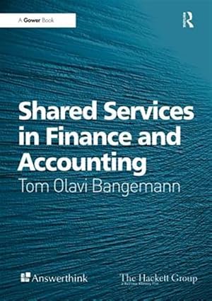 Seller image for Shared Services in Finance and Accounting for sale by GreatBookPricesUK